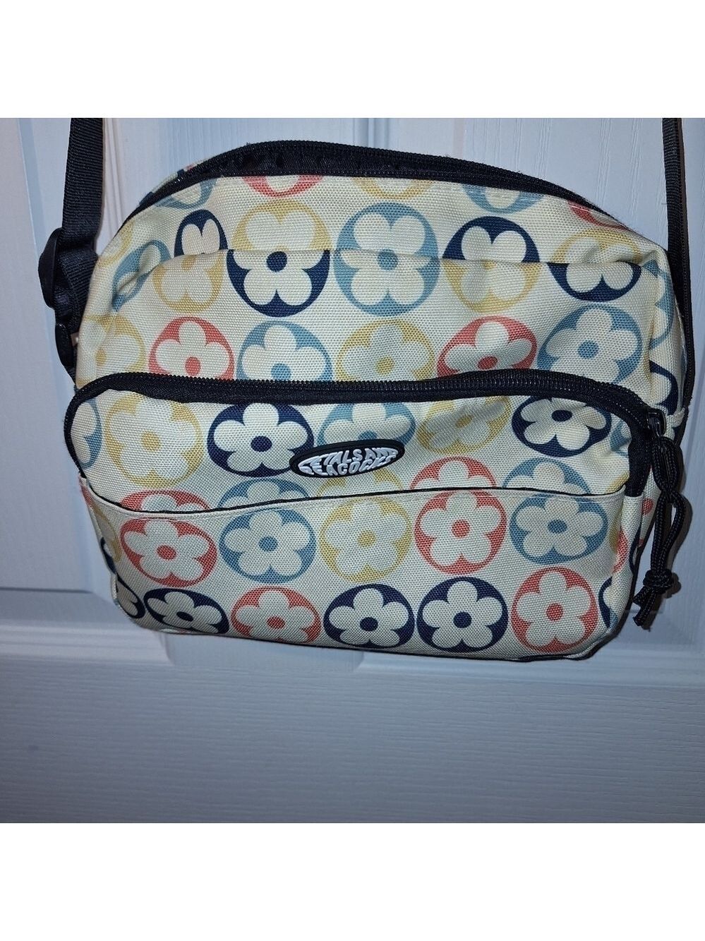 Petals and Peacock Flower Single Strap Handbag Purse